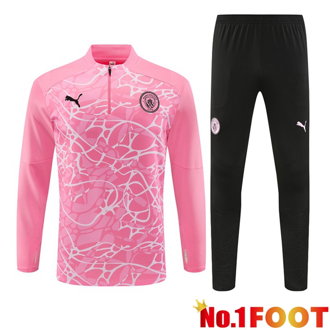 Manchester City kit Training Tracksuit Pink 2024/2025