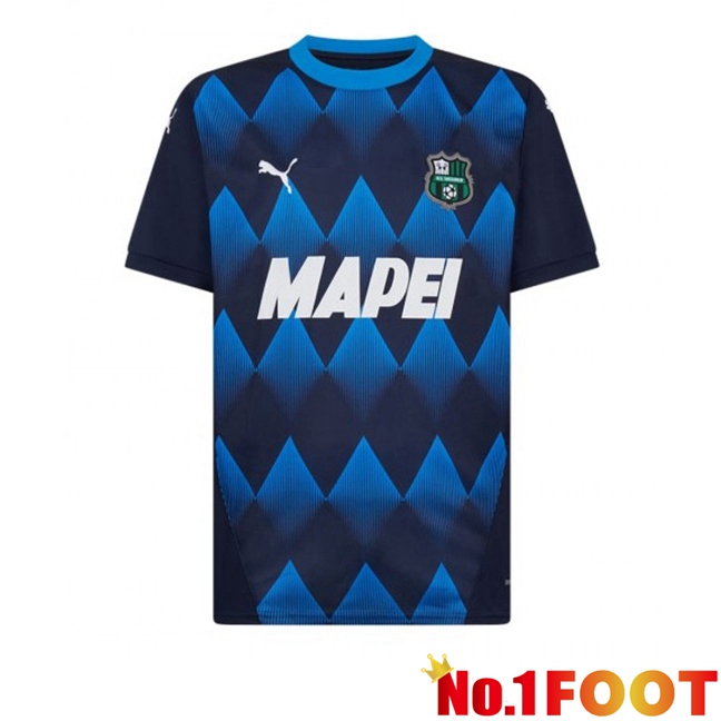 US Sassuolo Third Soccer Jersey Blue 2024/2025