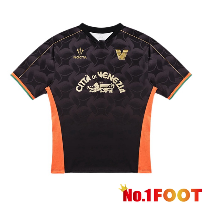 Venise FC Home Soccer Jersey Black 2024/2025