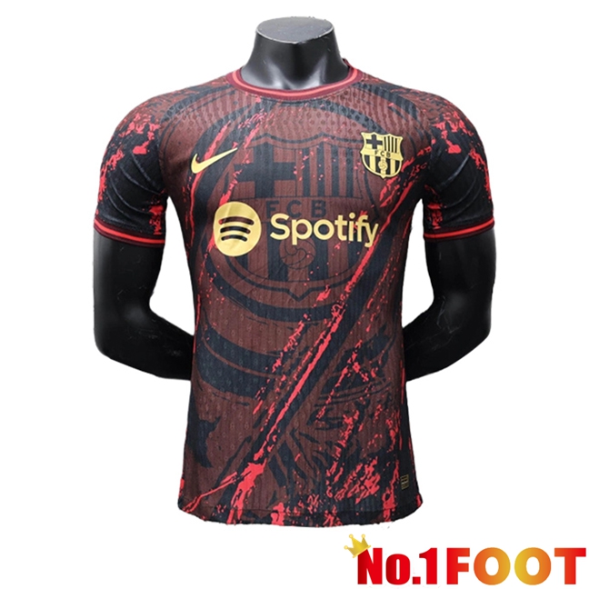 FC Barcelona Soccer Jersey Special Edition Red/Black 2024/2025