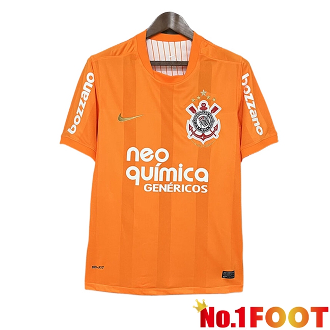 Corinthians Retro Goalkeeper Soccer Jersey Orange 2010