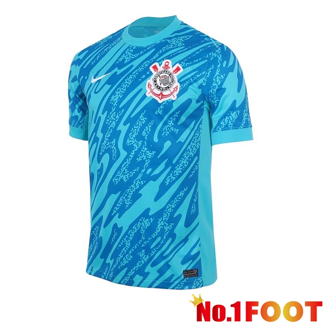 Corinthians Goalkeeper Soccer Jersey Blue 2024/2025