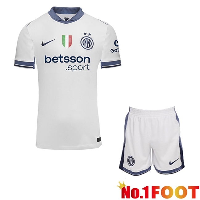 Inter Milan Kids Away New Soccer Jersey 2024/2025