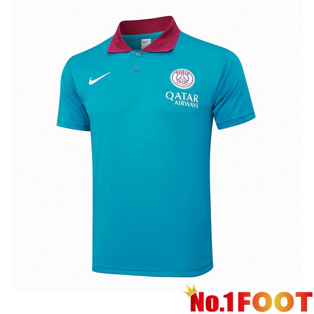 Paris PSG Soccer Polo Blue 2024/2025