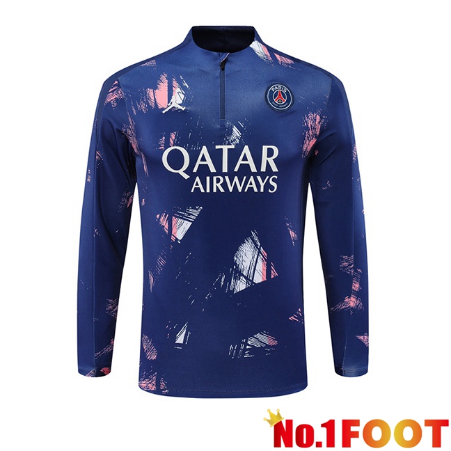 Paris PSG Training Sweatshirt Blue Royal 2024/2025