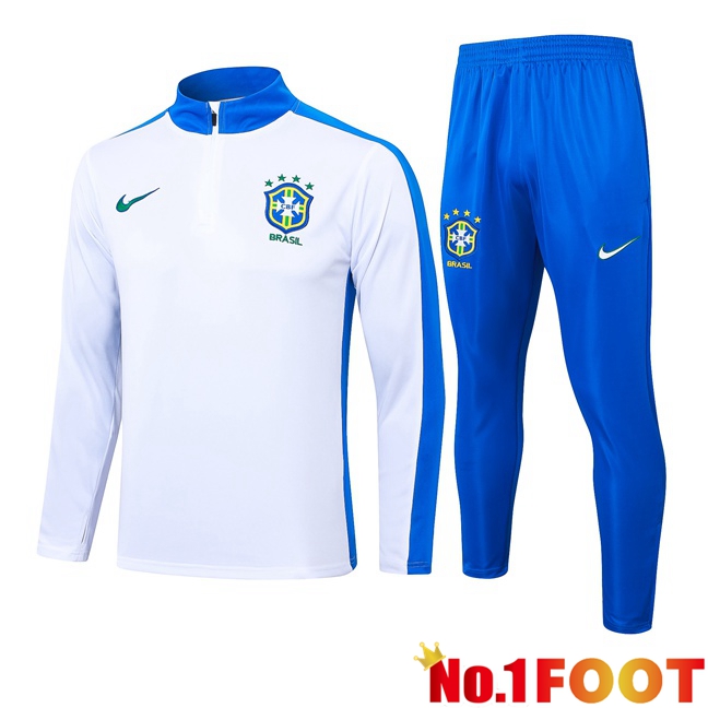 Brazil kit Training Tracksuit White 2024/2025