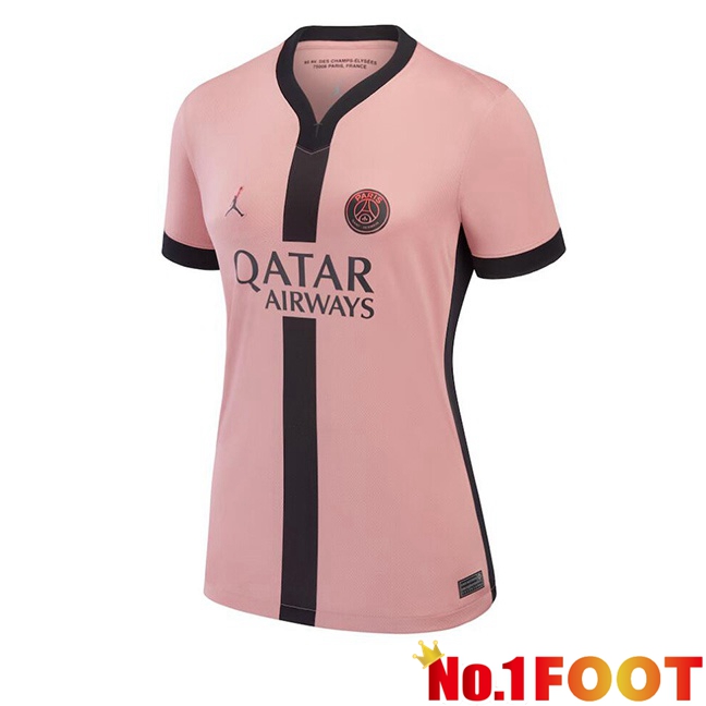 Paris PSG Women Third Soccer Jersey Pink 2024/2025