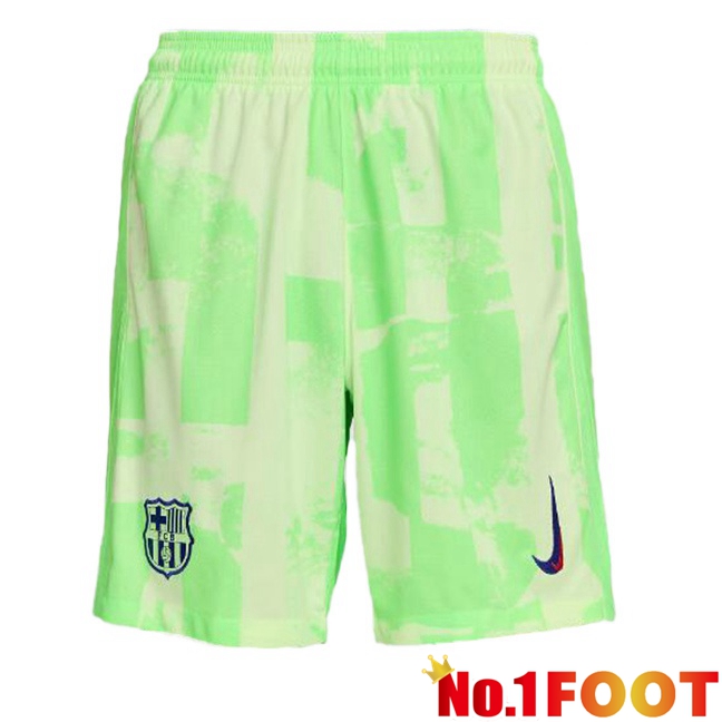 FC Barcelona Third Soccer Shorts Green 2024/2025