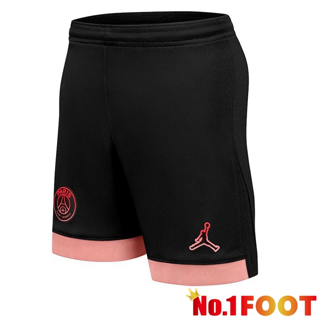 Paris PSG Third Soccer Shorts Black 2024/2025