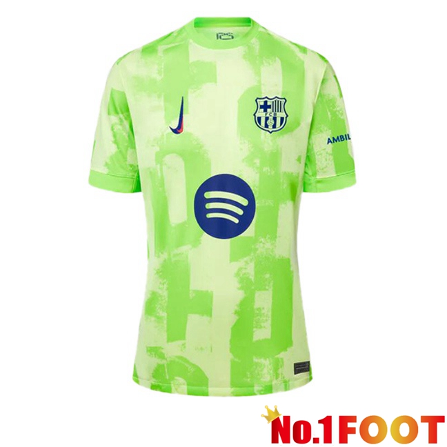 FC Barcelona Third Soccer Jersey Green 2024/2025