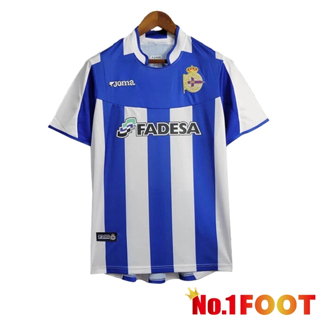 Deportivo La Coruna Retro Home Soccer Jersey 2003/2004