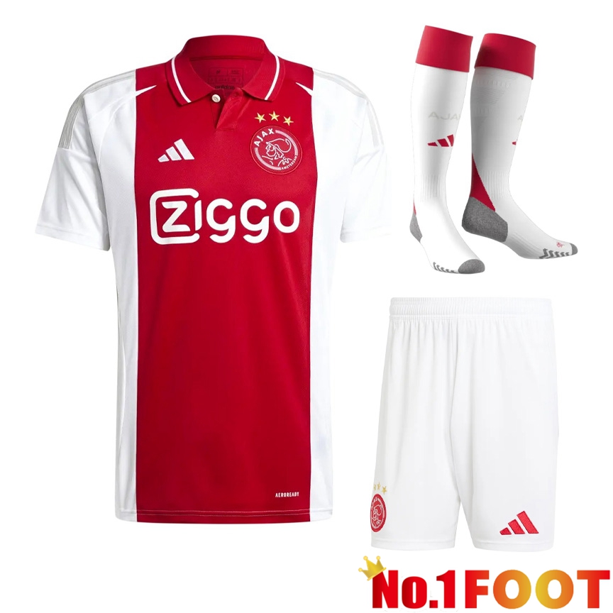 AFC Ajax Away kit Soccer Jersey (Shorts + Socks) 2024/2025