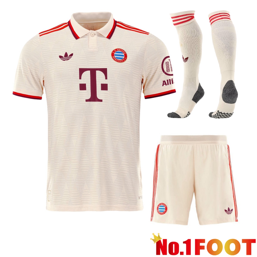 Bayern Munich Third kit Soccer Jersey (Shorts + Socks) 2024/2025