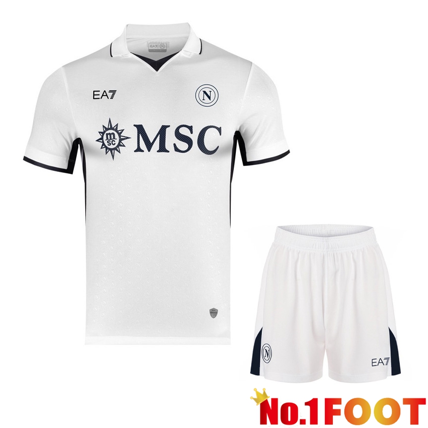 SSC Napoli Away kit Soccer Jersey + Shorts 2024/2025