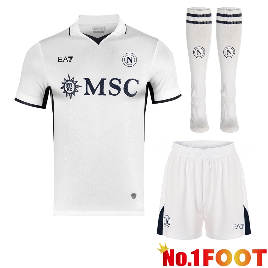 SSC Napoli Away kit Soccer Jersey (Shorts + Socks) 2024/2025