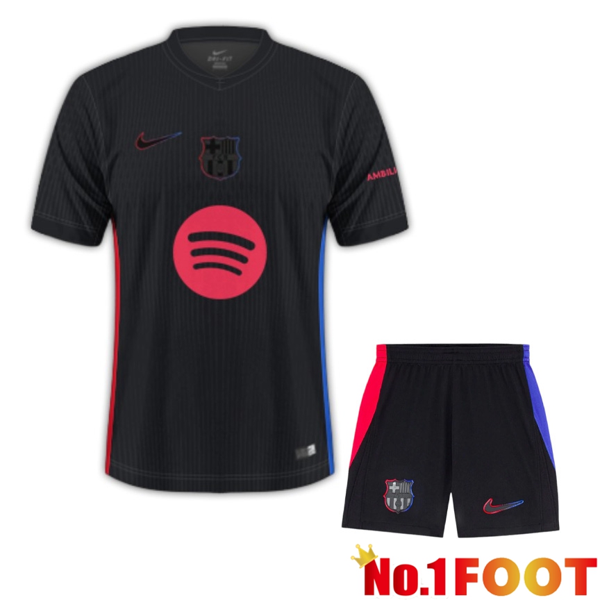 kit Soccer Jersey FC Barcelona Away kit Soccer Jersey + Shorts 2024/2025 - Click Image to Close