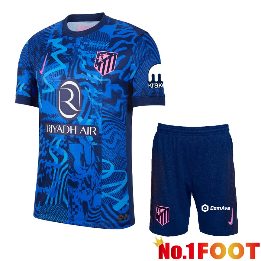 Atletico Madrid Third kit Soccer Jersey + Shorts 2024/2025