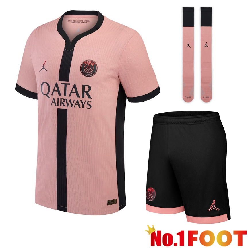 Paris PSG Third kit Soccer Jersey (Shorts + Socks) 2024/2025