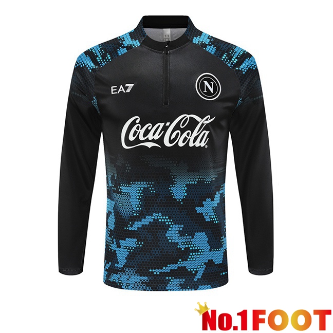 SSC Napoli Training Sweatshirt Black Blue 2024/2025