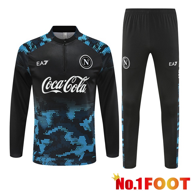 SSC Napoli kit Training Tracksuit Black Blue 2024/2025