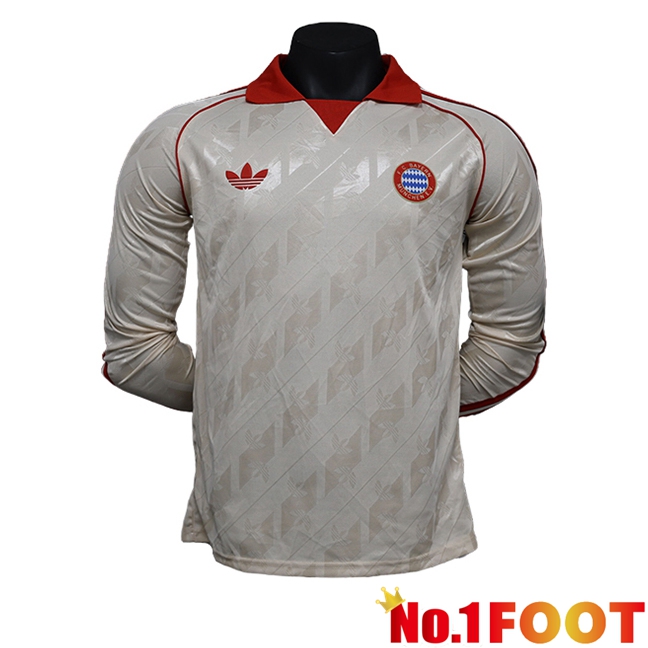 Bayern Munich Long sleeve Soccer Jersey Special Edition Yellow 2024/2025