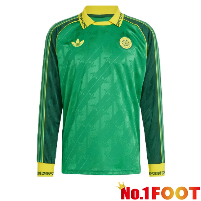 Celtic FC Long sleeve Soccer Jersey Special Edition Green 2024/2025