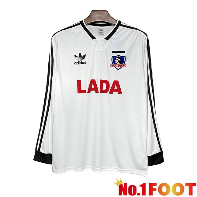 Colo Colo Retro Home Soccer Jersey Long sleeve 1996