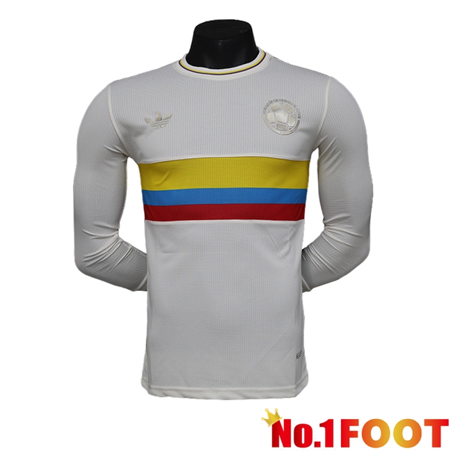 Colombia Long sleeve Soccer Jersey 100th Anniversary Edition 2024/2025