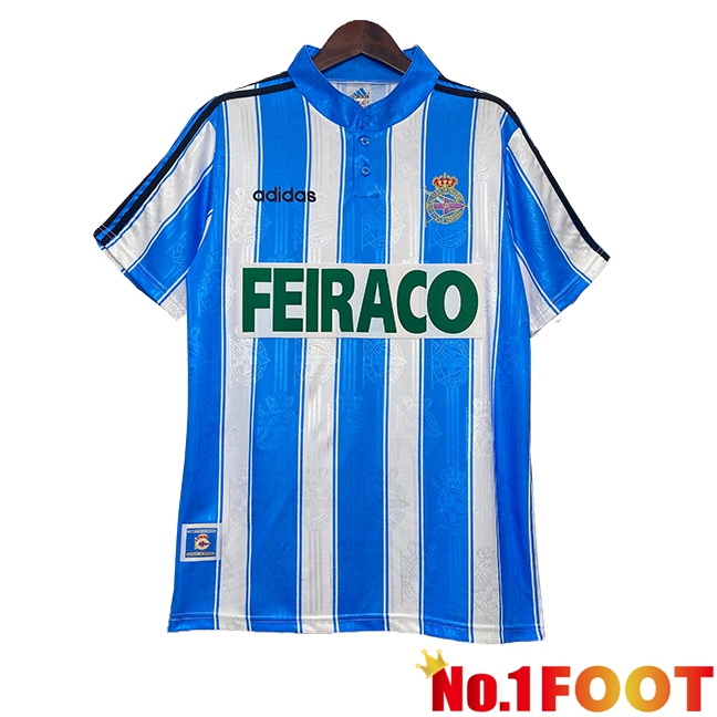 Deportivo La Coruna Retro Home Soccer Jersey 1997/1998