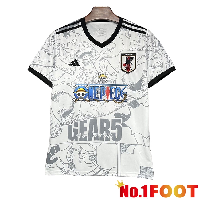 Japan Soccer Jersey Special Edition ONE PIECE White 2024/2025