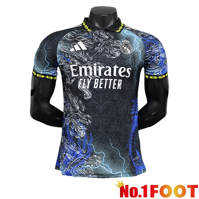 Real Madrid Soccer Jersey Special Edition Black/Blue 2024/2025