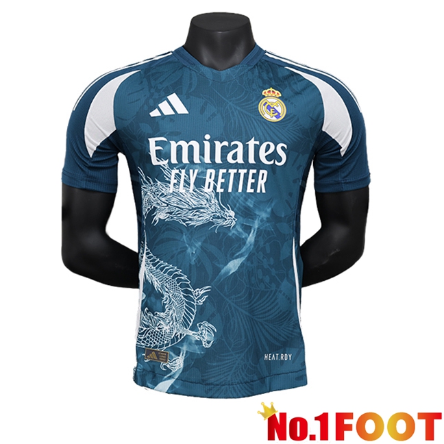 Real Madrid Soccer Jersey Special Edition Blue 2024/2025