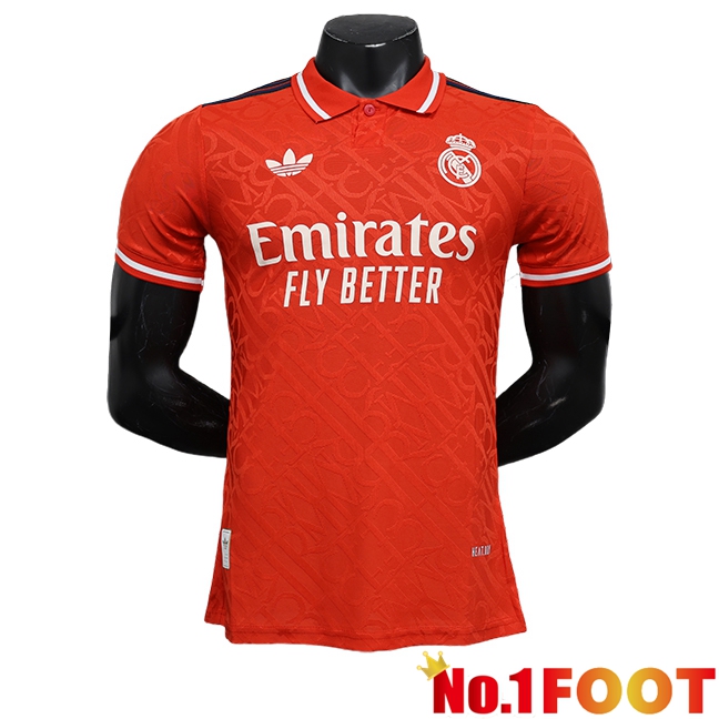 Real Madrid Soccer Jersey Special Edition Red 2024/2025