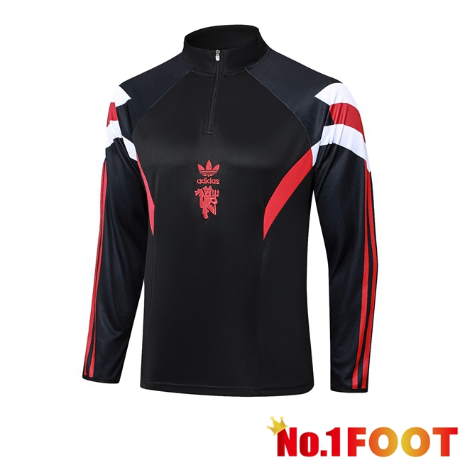 Manchester United Training Sweatshirt Black 2024/2025