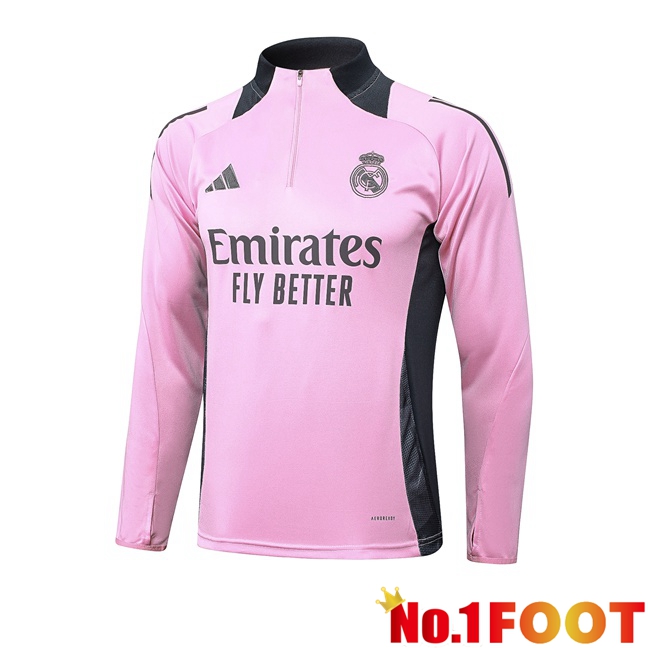 Real Madrid Training Sweatshirt Pink 2024/2025