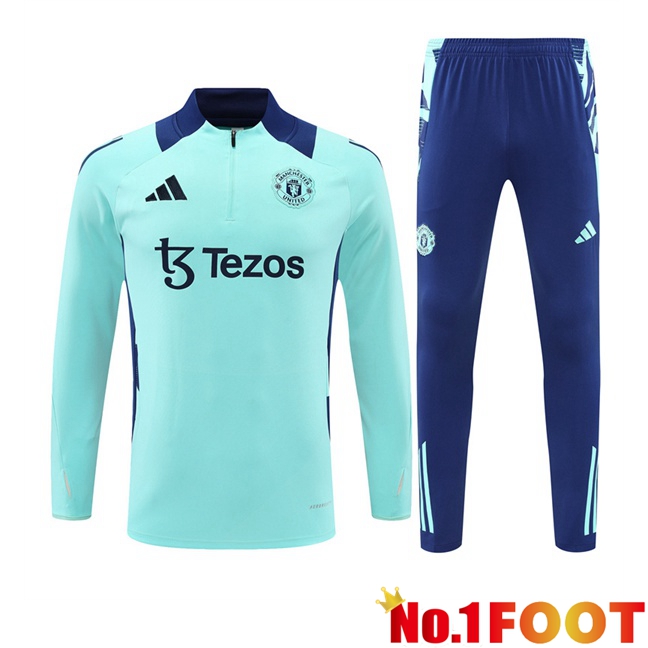 Manchester United kit Training Tracksuit Blue 2024/2025