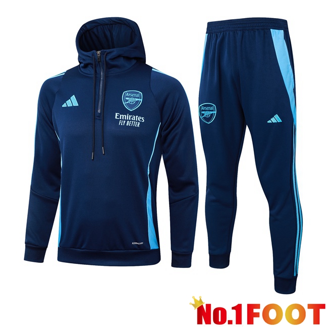 Training Tracksuit Sweatshirt Hoodie Arsenal Blue Royal 2024/2025