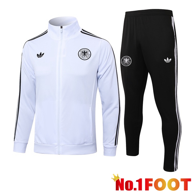 Germany kit Training Jacket Suit White 2024/2025