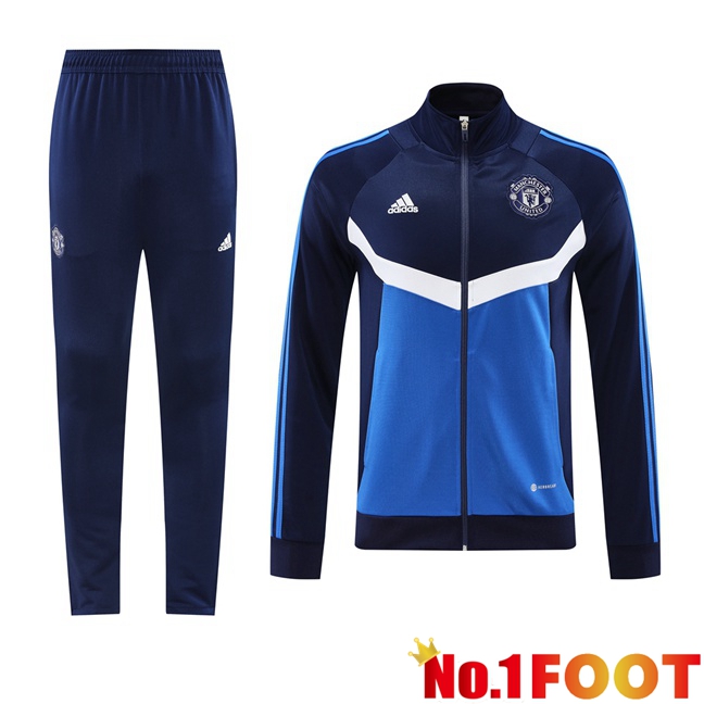 Manchester United kit Training Jacket Suit Blue Royal 2024/2025