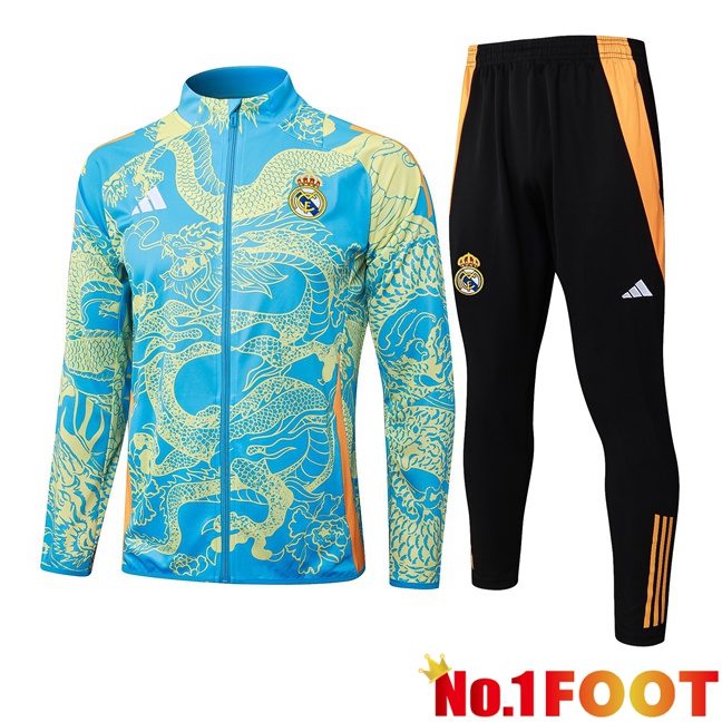 Real Madrid kit Training Jacket Suit Blue 2024/2025