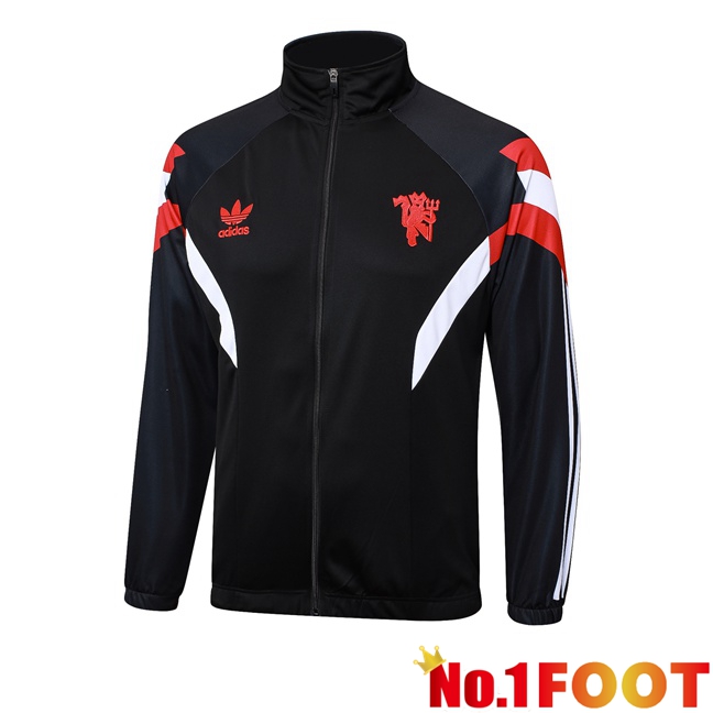 Manchester United Training Jacket Black 2024/2025