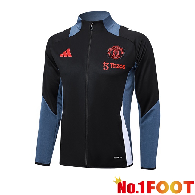 Manchester United Training Jacket Black 2024/2025