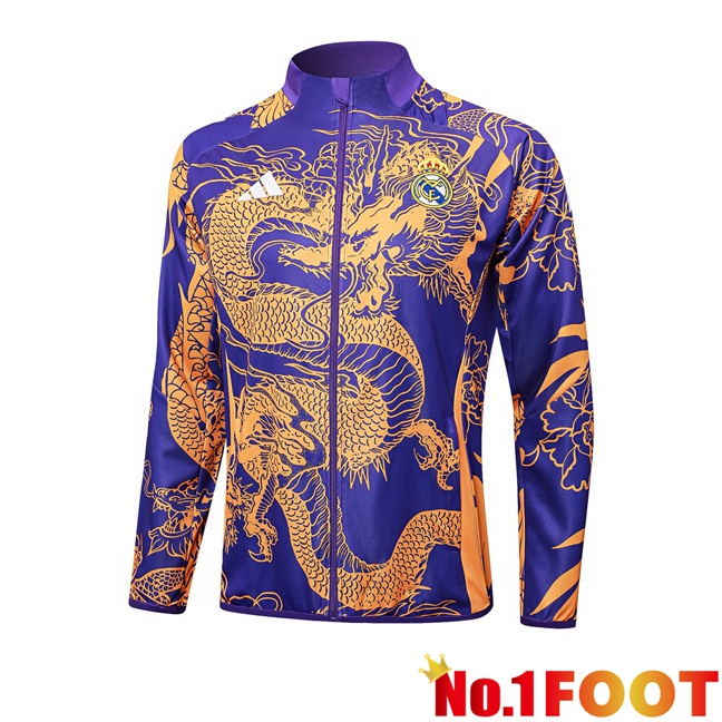 Real Madrid Training Jacket Purple 2024/2025