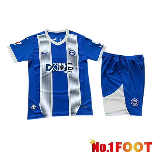 Deportivo Alaves Kids Home Soccer Jersey 2024/2025