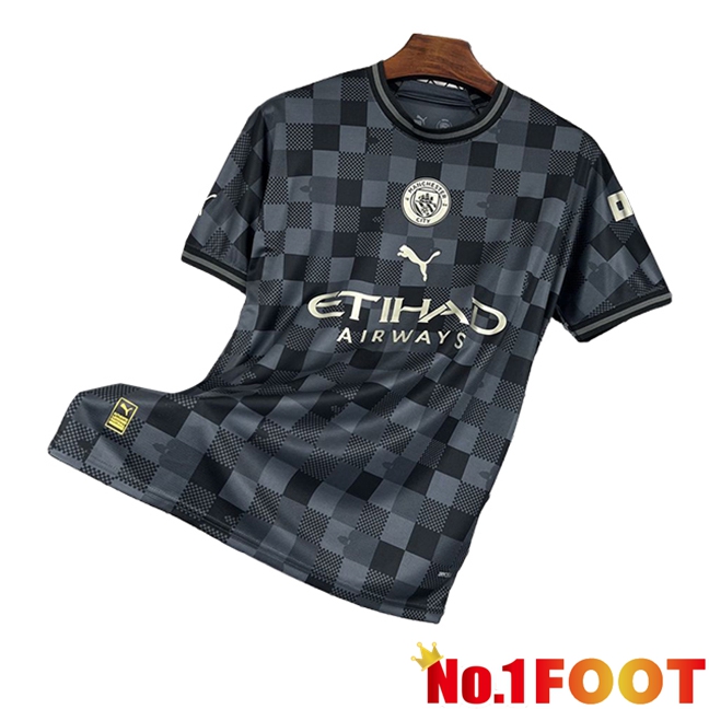 Manchester City Soccer Jersey Special Edition Black 2024/2025