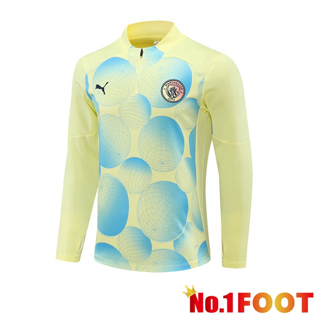 Manchester City Training Sweatshirt Yellow 2024/2025