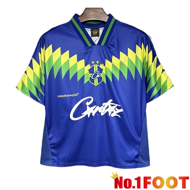 Brazil Retro Away Soccer Jersey 1995