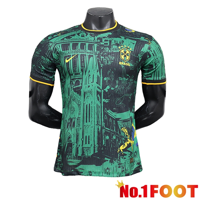 Brazil Soccer Jersey Special Edition Green 2024/2025