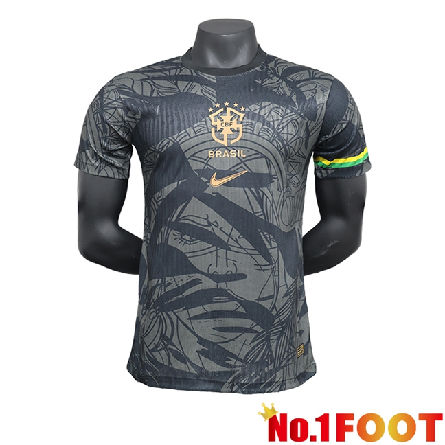 Brazil Soccer Jersey Special Edition Black 2024/2025