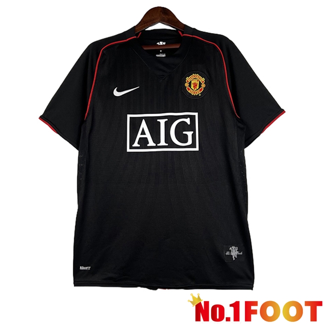 Manchester United Retro Away Soccer Jersey 2007/2008